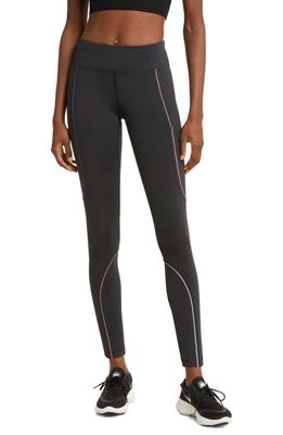 Outdoor Voices FrostKnit 7/8 Pocket Leggings in Black Rainbow Reflective