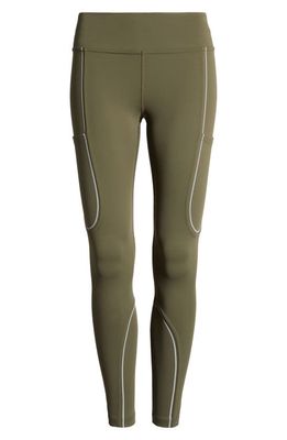Outdoor Voices FrostKnit 7/8 Pocket Leggings in Olive Branch