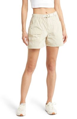 Outdoor Voices Recycled Nylon Cargo Shorts in Calcite