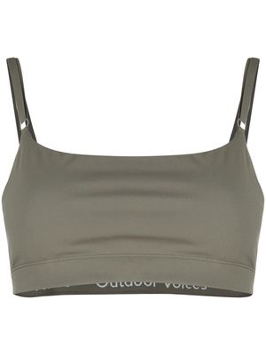 Outdoor Voices SuperForm™ Double Strap bra - Green