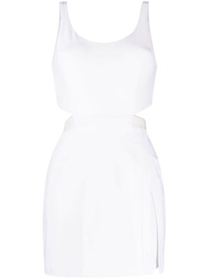 Outdoor Voices Tennis cut-out detail mini dress - White