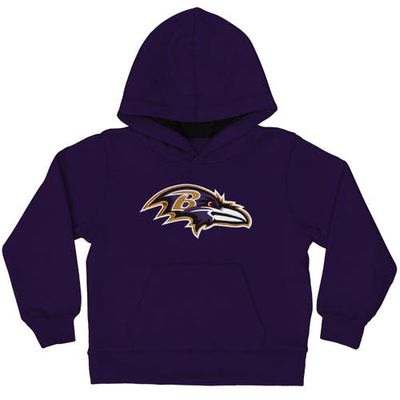 Outerstuff Baltimore Ravens Toddler Fan Gear Primary Logo Pullover Hoodie - Purple