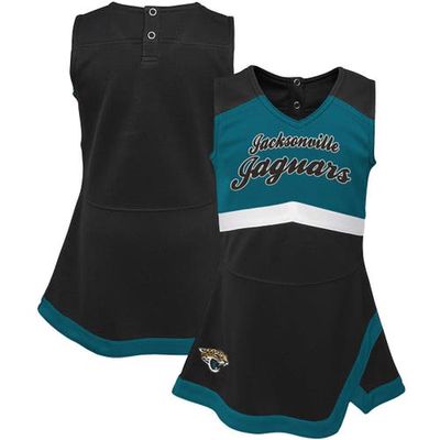Outerstuff Girls Infant Black Jacksonville Jaguars Cheer Captain Jumper Dress
