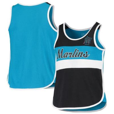 Outerstuff Girl's Youth Black Miami Marlins Game Heart Tank Top