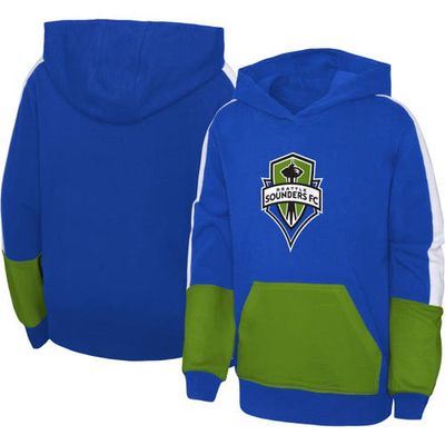 Outerstuff Girls Youth Blue Seattle Sounders FC In Your Element Pullover Hoodie