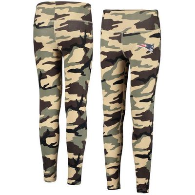 Outerstuff Girls Youth Camo New England Patriots Left Right Left Leggings
