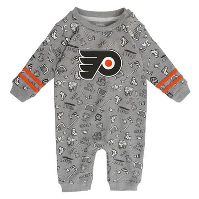 Outerstuff Infant Heather Gray Philadelphia Flyers Gifted Player Long Sleeve Jumper