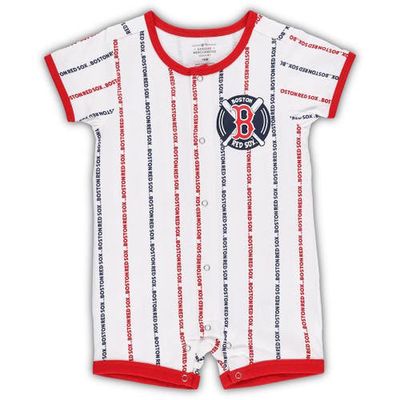 Outerstuff Infant White Boston Red Sox Ball Hitter Coverall