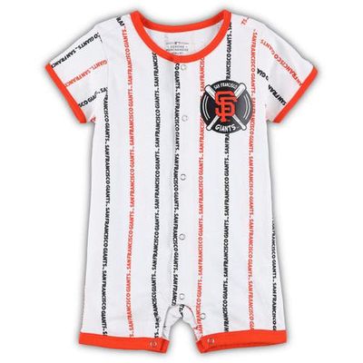 Outerstuff Infant White San Francisco Giants Ball Hitter Coverall