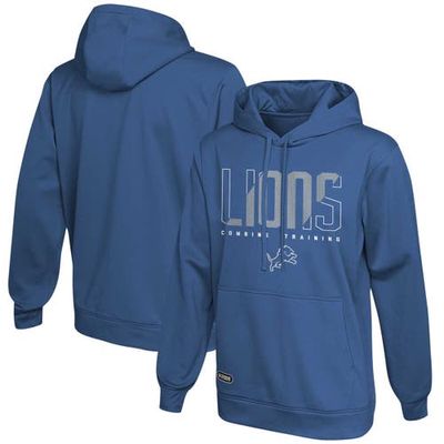 Outerstuff Men's Blue Detroit Lions Backfield Combine Authentic Pullover Hoodie