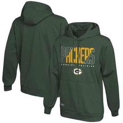 Outerstuff Men's Green Green Bay Packers Backfield Combine Authentic Pullover Hoodie