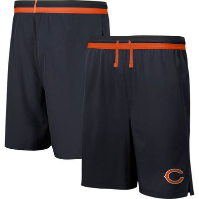 Outerstuff Men's Navy Chicago Bears Cool Down Tri-Color Elastic Training Shorts