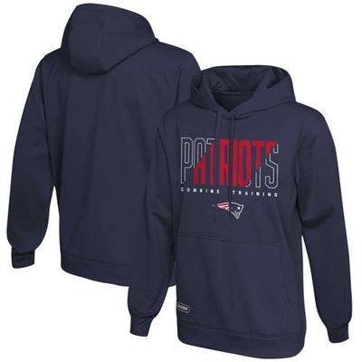 Outerstuff Men's Navy New England Patriots Backfield Combine Authentic Pullover Hoodie