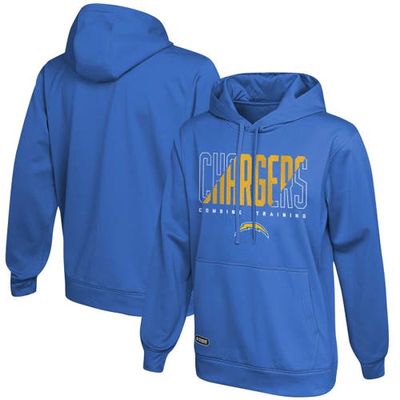 Outerstuff Men's Powder Blue Los Angeles Chargers Backfield Combine Authentic Pullover Hoodie