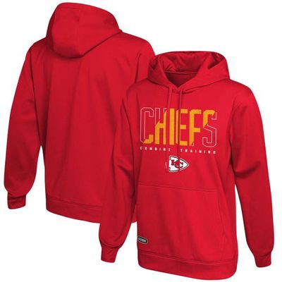 Outerstuff Men's Red Kansas City Chiefs Backfield Combine Authentic Pullover Hoodie