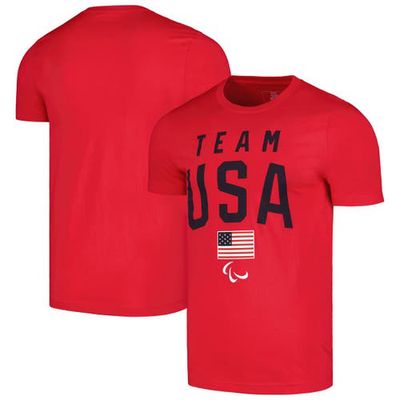 Outerstuff Men's Red U. S. Paralympics Logo T-Shirt