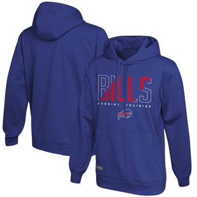 Outerstuff Men's Royal Buffalo Bills Backfield Combine Authentic Pullover Hoodie