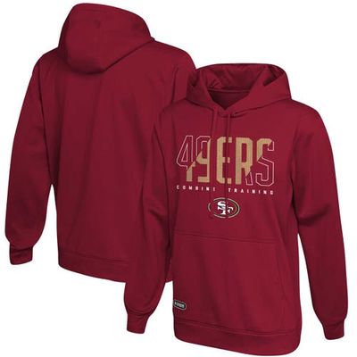 Outerstuff Men's Scarlet San Francisco 49ers Backfield Combine Authentic Pullover Hoodie