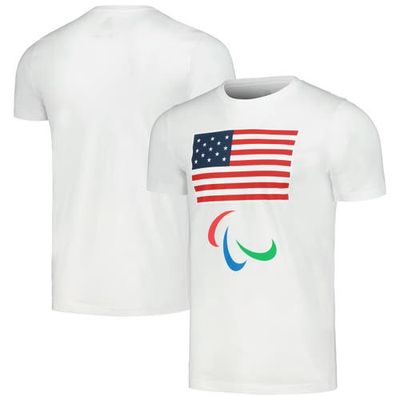 Outerstuff Men's U. S. Paralympics White Flag T-Shirt
