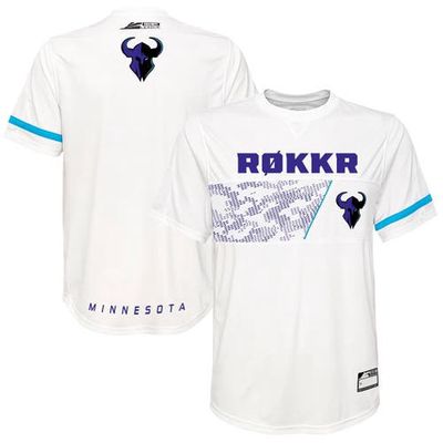 Outerstuff Minnesota Rokkr White Primary Authentic Jersey