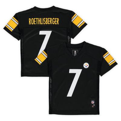 Outerstuff Preschool Ben Roethlisberger Black Pittsburgh Steelers Replica Player Jersey