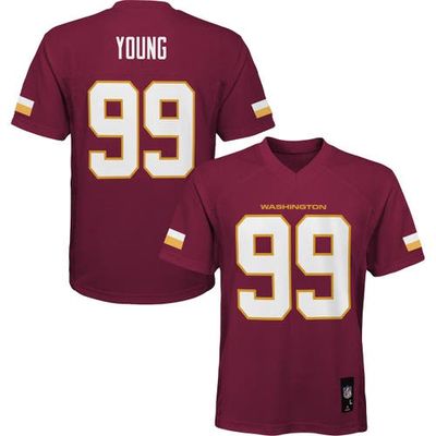 Outerstuff Preschool Chase Young Burgundy Washington Commanders Replica Player Jersey