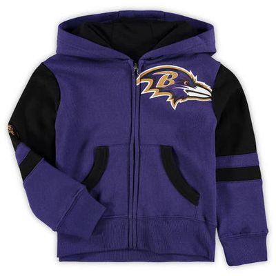 Outerstuff Preschool Purple Baltimore Ravens Stadium Full-Zip Hoodie