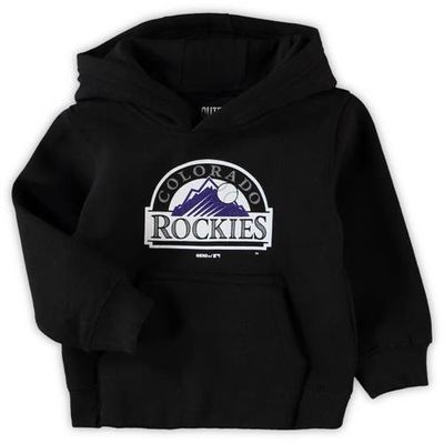 Outerstuff Toddler Black Colorado Rockies Primary Logo Pullover Hoodie