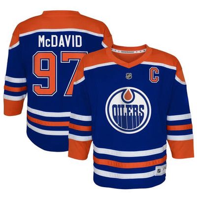 Outerstuff Toddler Connor McDavid Royal Edmonton Oilers Home Replica Player Jersey