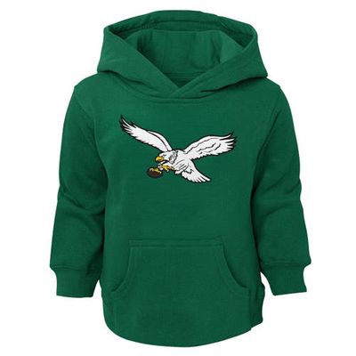 Outerstuff Toddler Kelly Green Philadelphia Eagles Retro Pullover Hoodie