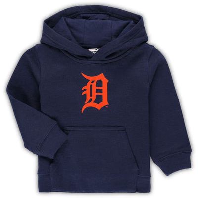 Outerstuff Toddler Navy Detroit Tigers Team Primary Logo Fleece Pullover Hoodie