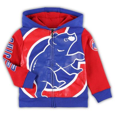 Outerstuff Toddler Royal Chicago Cubs Poster Board Full-Zip Hoodie