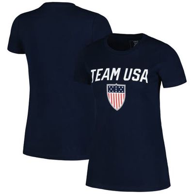 Outerstuff Women's Navy Team USA Shield T-Shirt