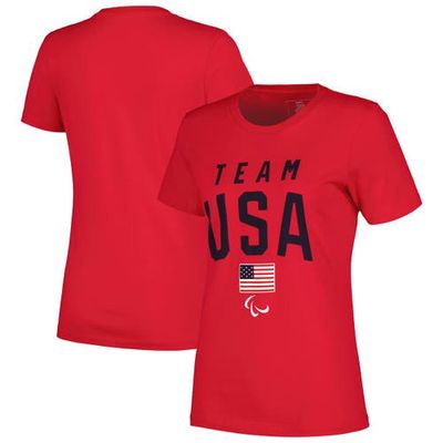 Outerstuff Women's Red U. S. Paralympics Logo T-Shirt