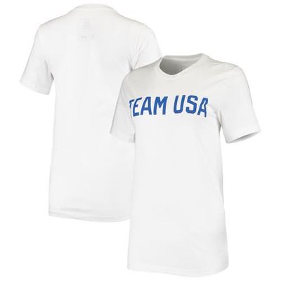 Outerstuff Women's White Team USA Identity T-Shirt
