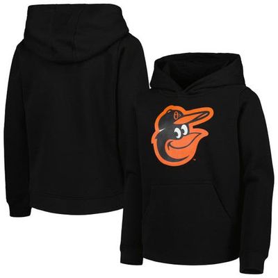 Outerstuff Youth Black Baltimore Orioles Team Primary Logo Pullover Hoodie