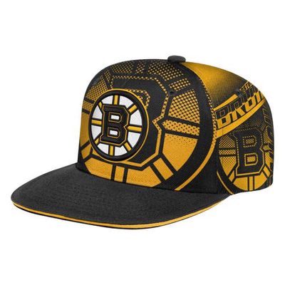 Outerstuff Youth Black Boston Bruins Impact Fashion Snapback Hat
