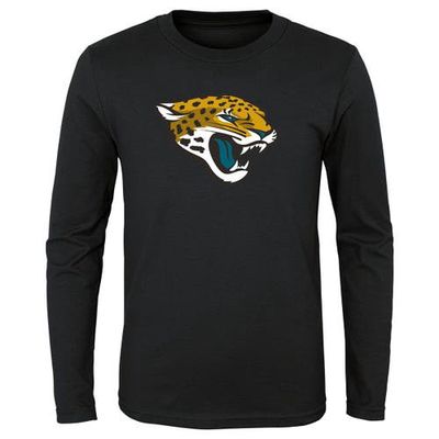 Outerstuff Youth Black Jacksonville Jaguars Primary Logo Long Sleeve T-Shirt