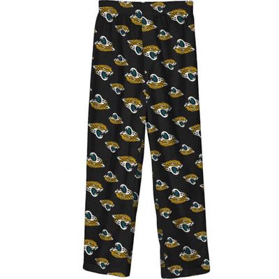 Outerstuff Youth Black Jacksonville Jaguars Team-Colored Printed Pajama Pants
