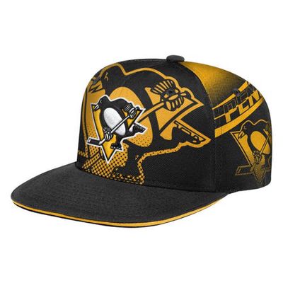 Outerstuff Youth Black Pittsburgh Penguins Impact Fashion Snapback Hat