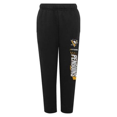 Outerstuff Youth Black Pittsburgh Penguins Power Move Fleece Pants