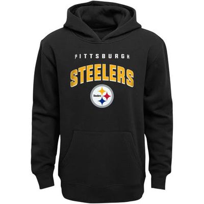 Outerstuff Youth Black Pittsburgh Steelers Stadium Classic Pullover Hoodie