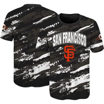Outerstuff Youth Black San Francisco Giants Stealing Home T-Shirt