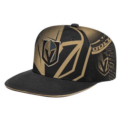 Outerstuff Youth Black Vegas Golden Knights Impact Fashion Snapback Hat