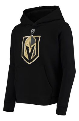 Outerstuff Youth Black Vegas Golden Knights Primary Logo Pullover Hoodie