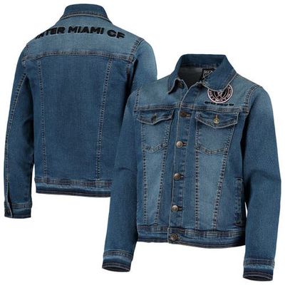 Outerstuff Youth Blue Inter Miami CF Saved By The Denim Button-Up Jacket