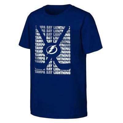 Outerstuff Youth Blue Tampa Bay Lightning Box T-Shirt