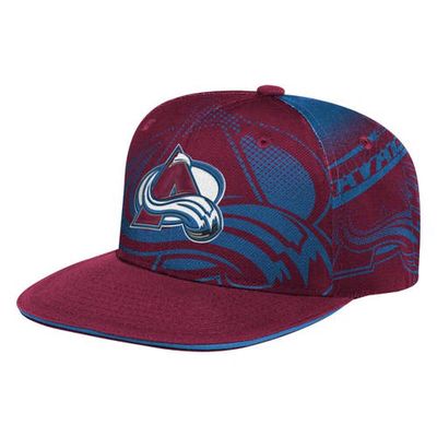 Outerstuff Youth Burgundy Colorado Avalanche Impact Fashion Snapback Hat
