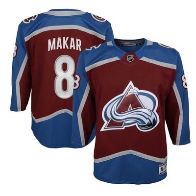 Outerstuff Youth Cale Makar Burgundy Colorado Avalanche Home Premier Player Jersey