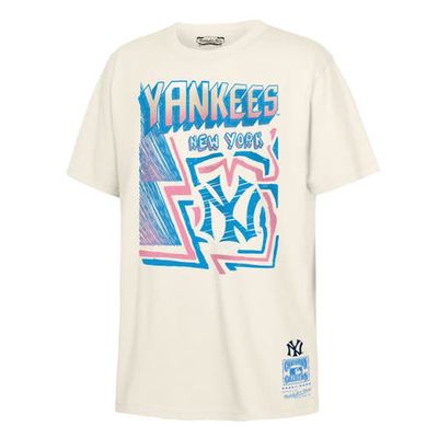 Outerstuff Youth Cream New York Yankees Cooperstown Collection Sketch T-Shirt